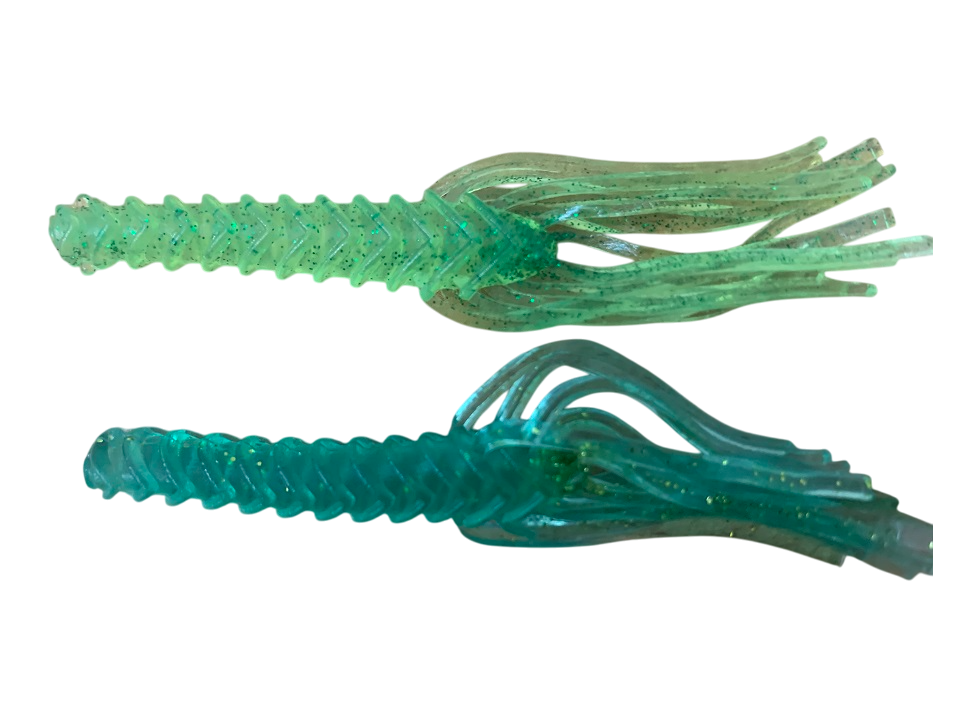 Нимфа OCTOPUS 92мм (съедобн. зеленый/болотный) (уп. 6шт)