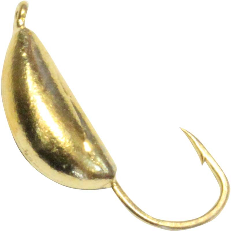 Мормышка вольфрам. LumiCom Банан с ушком Ф3 золото