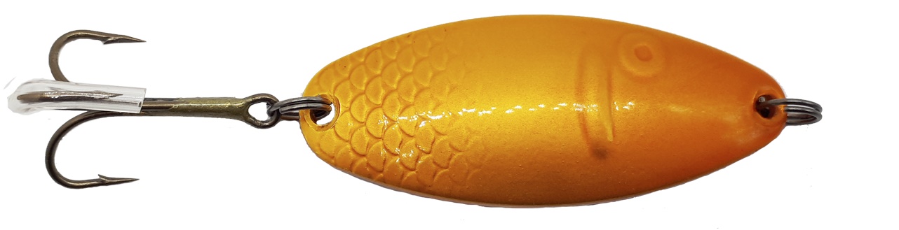 Блесна кол. SPIKE Черноспинка, 21 гр. желтый, мат.