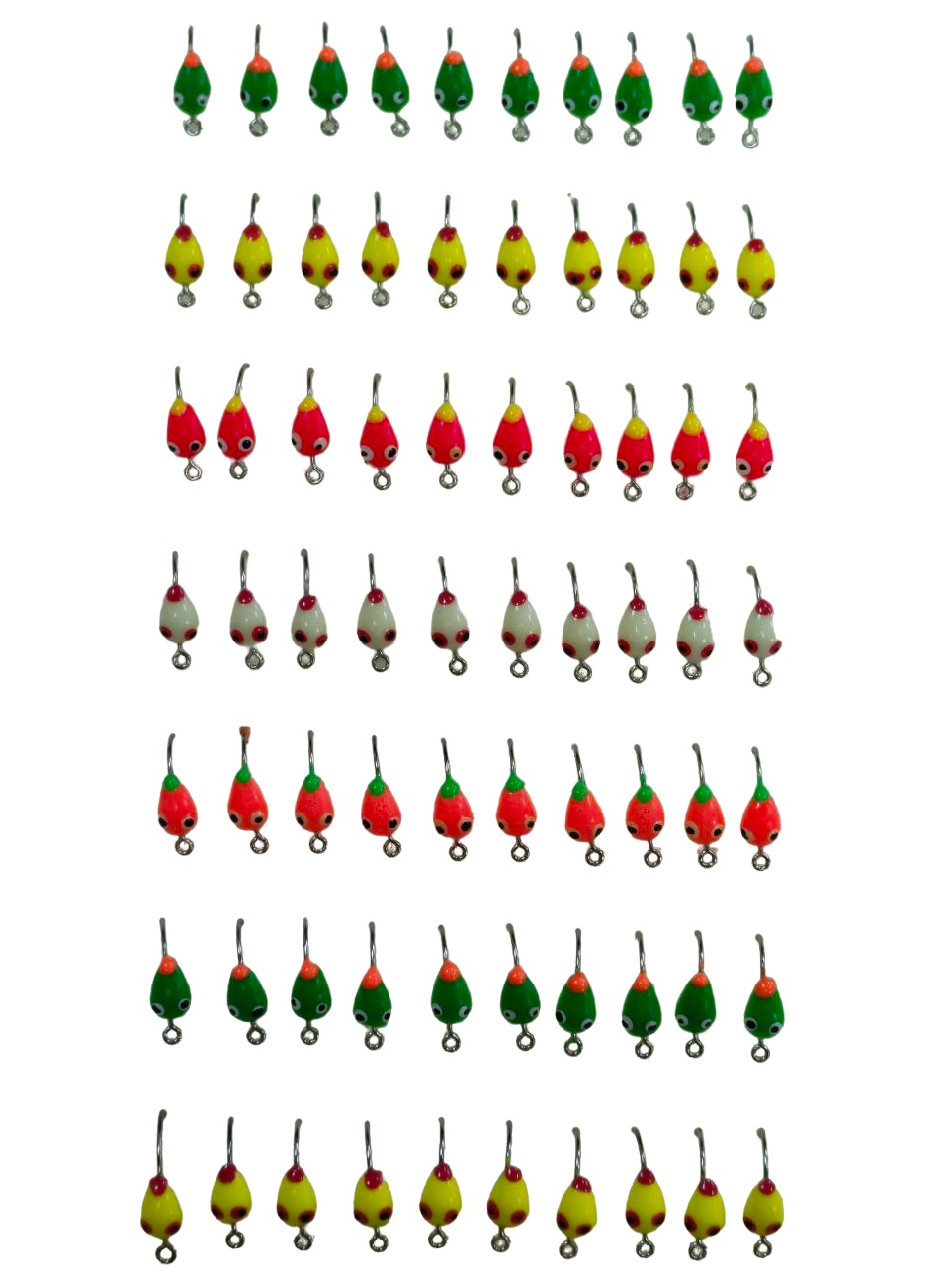 Мормышка фосфор. Краун №10 (набор) 8