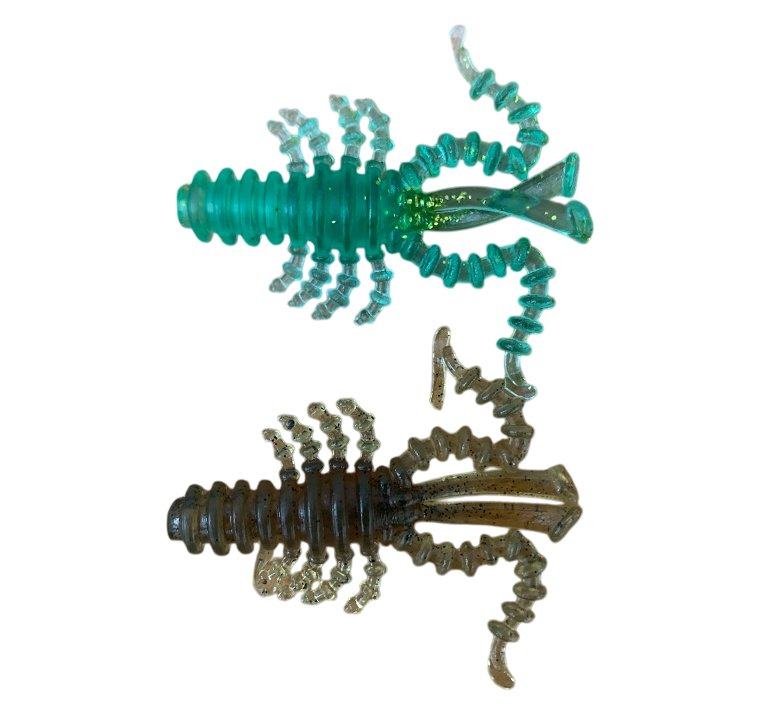 Жук-личинка MOSYA 60мм (съедобн. зеленый/болотный) (уп. 6шт)