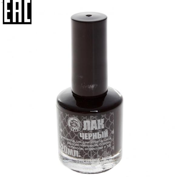 Лак черный Три кита