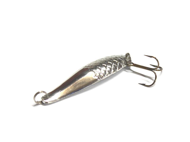 Блесна кол. SPIKE Рыбка, 12 гр. белый, блест.