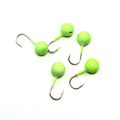 Мормышка вольфрам. ЯМАН Шар с отв, р.5, вес 1,10 цв.фосф. Мормышка вольфрам. ЯМАН Шар с отв, р.5, вес 1,10 цв.фосф.