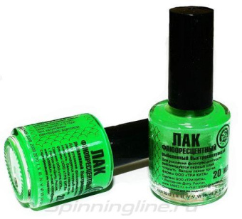 Лак зеленый Три кита флуоресцентный Лак зеленый Три кита флуоресцентный