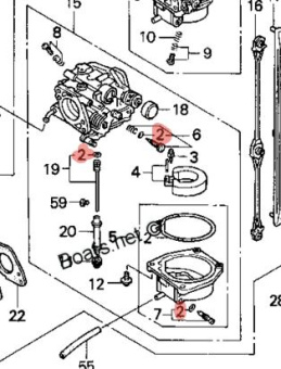 �������� ��������� ����������� Honda BF10-90 (16010-ZV4-005)