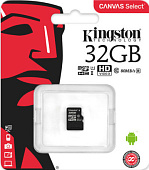 ����� ������ Micro SD 32GB Kingstone (��� ��������)