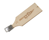 Доска разделочная с прищепкой для рыбы СЛЕДОПЫТ, 500х150х60, (PF-CWS-P109) Доска разделочная с прищепкой для рыбы СЛЕДОПЫТ, 500х150х60, (PF-CWS-P109)