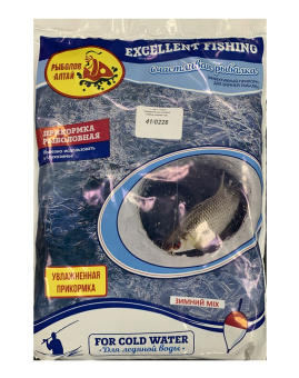 Прикормка зим. Exellent Fishing (зимний mix, увлажненная) 500гр. Прикормка зим. Exellent Fishing (зимний mix, увлажненная) 500гр.