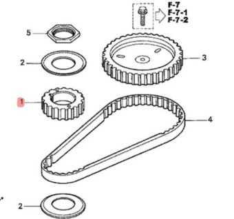 ���� ����������� Honda (14315-ZY1-000)