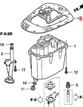    HONDA (11381-ZV5-014) BF35-BF50