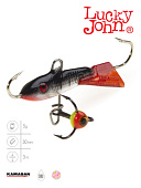 Балансир Lucky John CLASSIC 3 + тр. 30мм, 5г. (81301-12HRT) Балансир Lucky John CLASSIC 3 + тр. 30мм, 5г. (81301-12HRT)