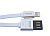 Кабель USB 2.0 - Apple iPhone/iPod/iPad 8pin Partner (1м, 2.1A, реверсивный, плоский)  Кабель USB 2.0 - Apple iPhone/iPod/iPad 8pin Partner (1м, 2.1A, реверсивный, плоский)