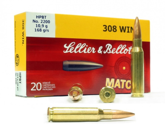 7.6251 (308Win) Sellier & Bellot HPBT 10.9.