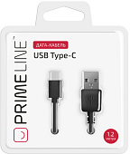 Кабель USB 2.0 - USB Type C, 1.2 м,Prime Line (7213) Кабель USB 2.0 - USB Type C, 1.2 м,Prime Line (7213)