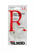  USB 2.0 > Apple iPhone/iPod/iPad 8pin OLMIO (1 ,1A )