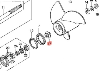 ����� HONDA (90506-ZV5-020) BF40-60