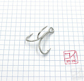 Крючок тройник KOI 6066, размер 1/0 (INT), цвет MT KH3341-1/0MT Крючок тройник KOI 6066, размер 1/0 (INT), цвет MT KH3341-1/0MT