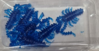 Жук-личинка MOSYA 60мм (съедобн. синий) (уп. 6шт) Жук-личинка MOSYA 60мм (съедобн. синий) (уп. 6шт)