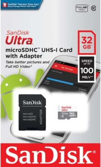 ����� ������ Micro SDHC 32 Gb SanDisk Ultra 100Mb/s