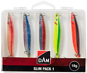 Набор блесен кол. DAM SLIM PACK 1 INC. BOX 5 PCS 18G Набор блесен кол. DAM SLIM PACK 1 INC. BOX 5 PCS 18G