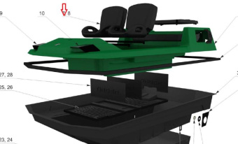 Сиденье переднее Tinger Сиденье переднее Tinger