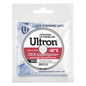 Леска зим. ULTRON Zex Copolymer 0,25 мм, 7,5 кг, 30 м, прозрачная, Barrier Pack Леска зим. ULTRON Zex Copolymer 0,25 мм, 7,5 кг, 30 м, прозрачная, Barrier Pack