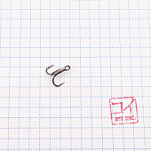 Крючок тройник KOI SLENDER ROUND TREBLE, размер 14 (INT), цвет BN KH3236-14BN Крючок тройник KOI SLENDER ROUND TREBLE, размер 14 (INT), цвет BN KH3236-14BN