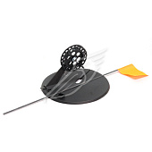 Жерлица оснащенная Yaman с угл. пласт. стойкой d-210мм, кат. 90мм, груз 7г, леска L-10м, d-0,4м Жерлица оснащенная Yaman с угл. пласт. стойкой d-210мм, кат. 90мм, груз 7г, леска L-10м, d-0,4м