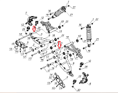 Втулка РМ 500 подвеска передняя (V10200009) Втулка РМ 500 подвеска передняя (V10200009)
