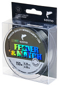 ����� ����. Salmo Diamond FEEDER & MATCH FLUORO COATED Olive Green 150/028