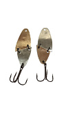Блесна кол. SPH Составная 14гр. (латунь/мельхиор, об. мельхиор/латунь) ручная работа Блесна кол. SPH Составная 14гр. (латунь/мельхиор, об. мельхиор/латунь) ручная работа