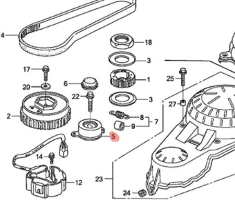 .  HONDA 14510-ZV5-003