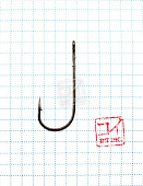 Крючок KOI ROUND BEND WORM , размер 2/0 (INT), цвет BN, KH6211-2/0BN Крючок KOI ROUND BEND WORM , размер 2/0 (INT), цвет BN, KH6211-2/0BN