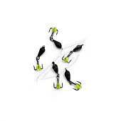 Мормышка вольфрам. безнасадочная ЯМАН Дьявол тройник, цв. флуор. желт., d-4мм, вес 1,1г. Я-МР1522 Мормышка вольфрам. безнасадочная ЯМАН Дьявол тройник, цв. флуор. желт., d-4мм, вес 1,1г. Я-МР1522