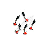 Мормышка вольфрам. безнасадочная ЯМАН Дьявол тройник, цв. флуор. крас., d-5мм, вес 1,8г. Я-МР1535 Мормышка вольфрам. безнасадочная ЯМАН Дьявол тройник, цв. флуор. крас., d-5мм, вес 1,8г. Я-МР1535