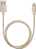 Кабель USB 2.0 - Apple iPhone/iPod/iPad 8pin Lightning Deppa (MFI алюминий/нейлон,зол,1,2 м,72188) Кабель USB 2.0 - Apple iPhone/iPod/iPad 8pin Lightning Deppa (MFI алюминий/нейлон,зол,1,2 м,72188)