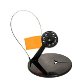 Жерлица не оснащенная Три Кита с угловой стойкой с  чёрной катушкой d.60-65  Жерлица не оснащенная Три Кита с угловой стойкой с  чёрной катушкой d.60-65