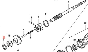   Honda (41149-ZW9-000)