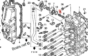  Honda (19291-ZW1-000) BF115