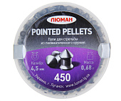 Пульки Люман Pointed pellets 4,5мм 0.68гр, (450шт.) Пульки Люман Pointed pellets 4,5мм 0.68гр, (450шт.)