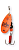  . DAM Effzett Fluo Spinner 12 - #5 - Orange 60692