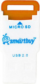 Карт-ридер USB2.0 Reader SmartBuy SBR-707-O ( microSD/microSDHC) Карт-ридер USB2.0 Reader SmartBuy SBR-707-O ( microSD/microSDHC)