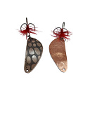 Блесна кол. SPH Задира 12гр. (медь, мельхиор цв. пятна) ручная работа Блесна кол. SPH Задира 12гр. (медь, мельхиор цв. пятна) ручная работа