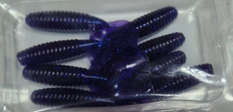 Твистер MEGA GRUB 65мм (съедобн. фиолетовый) (уп. 8шт) Твистер MEGA GRUB 65мм (съедобн. фиолетовый) (уп. 8шт)