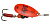 ������ ����. DAM Effzett Fluo Spinner 12�� - #5 - Red 60690