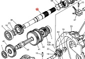          shaft, input 19/15T ARGO/34-130