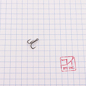 Крючок тройник KOI SLENDER ROUND TREBLE, размер 18 (INT), цвет BN KH3236-18BN Крючок тройник KOI SLENDER ROUND TREBLE, размер 18 (INT), цвет BN KH3236-18BN