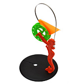 Жерлица не оснащенная РУСАЛКА высокая H-200mm катушка-90мм,блин-200мм, флажок  (индив.упак) Жерлица не оснащенная РУСАЛКА высокая H-200mm катушка-90мм,блин-200мм, флажок  (индив.упак)