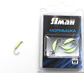 Мормышка вольфрам. ЯМАН Супер банан с ушк, р.3,вес 0,90 цв.фосф. Мормышка вольфрам. ЯМАН Супер банан с ушк, р.3,вес 0,90 цв.фосф.